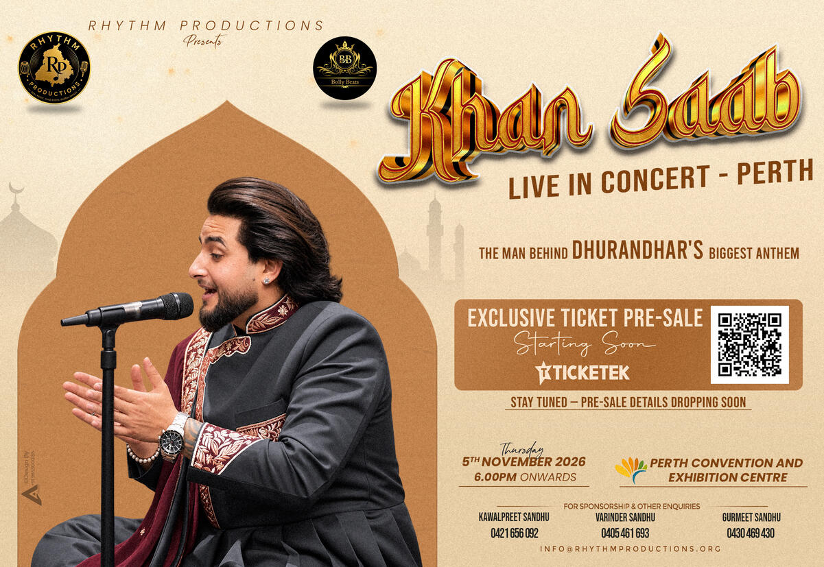 Khan Saab Live in Concert Perth – 5 November 2026